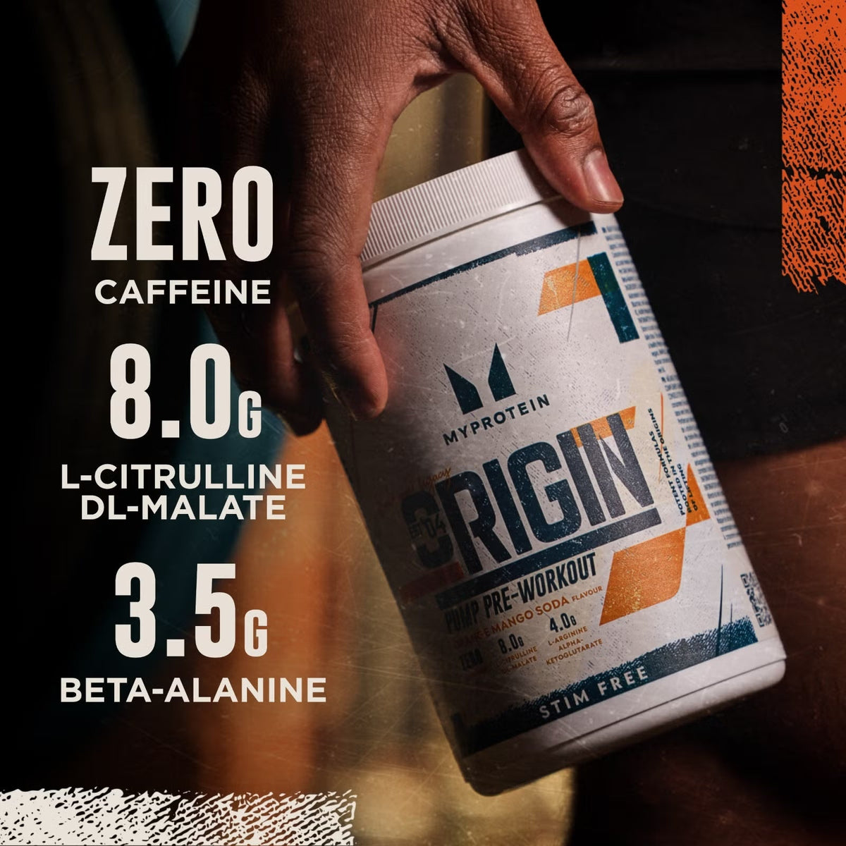 Myprotein Advanced Origin Pump Pre-Workout Stim-Free (Alpha)