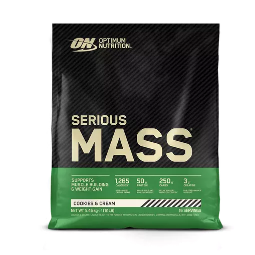 Optimum Nutrition High-Calorie Serious Mass Weight Gainer Protein Powder