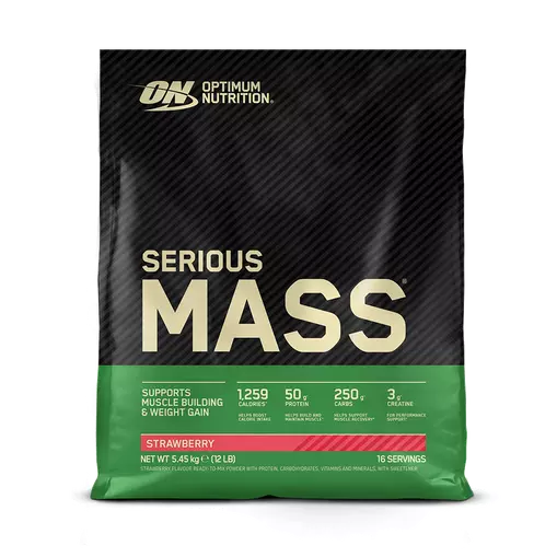 Optimum Nutrition High-Calorie Serious Mass Weight Gainer Protein Powder