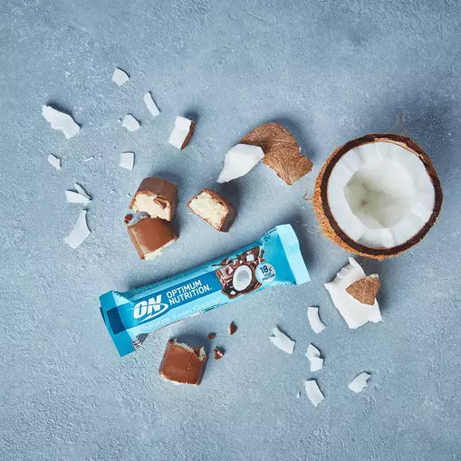 Optimum Nutrition Premium Chocolate Sweet Coconut Protein Bar - 18g high protein