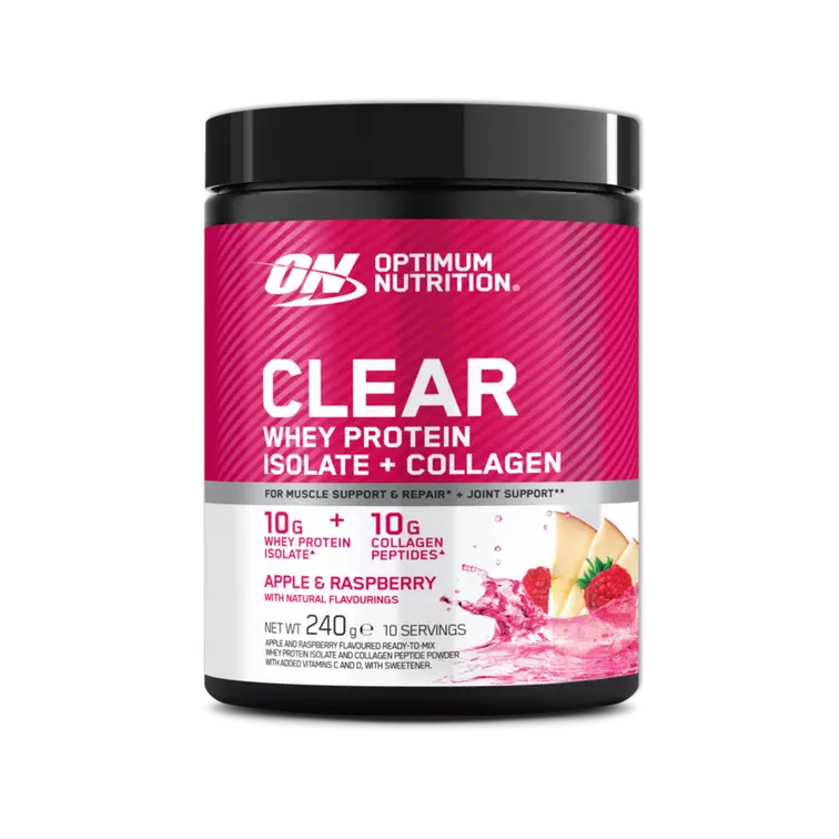 Optimum Nutrition Premium Clear Whey Protein Isolate + Collagen Powder