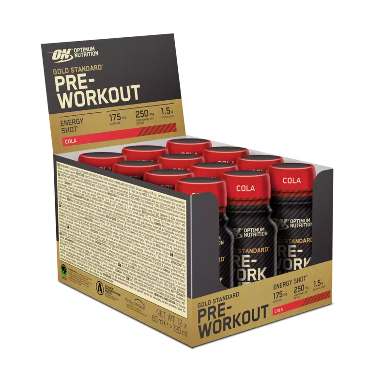 Advanced Gold Standard Pre-Workout Shot - 60ml (175mg caffeine)