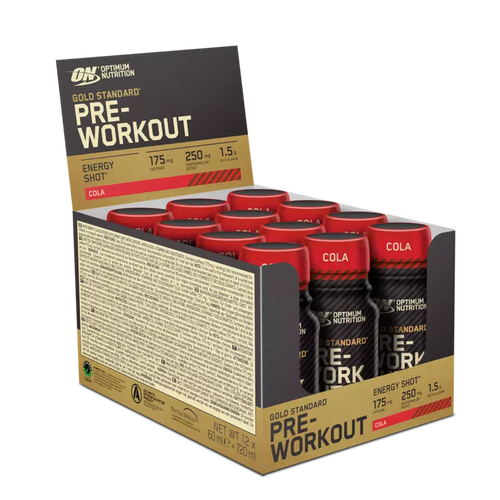 Advanced Gold Standard Pre-Workout Shot - 60ml (175mg caffeine)