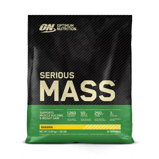 Optimum Nutrition High-Calorie Serious Mass Weight Gainer Protein Powder